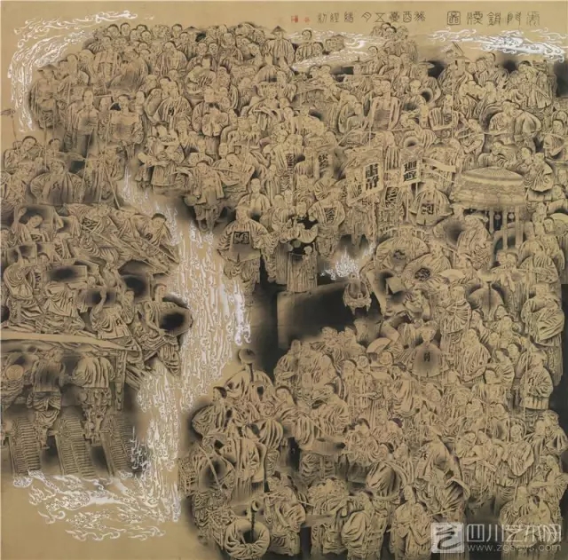 《虎门硝烟》 1993年  绢本  180cmx180cm  中国工笔画第二届大展铜奖.webp.jpg