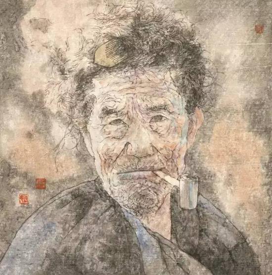 彝族肖像系列 作品规格 32×32cm 2016.jpg